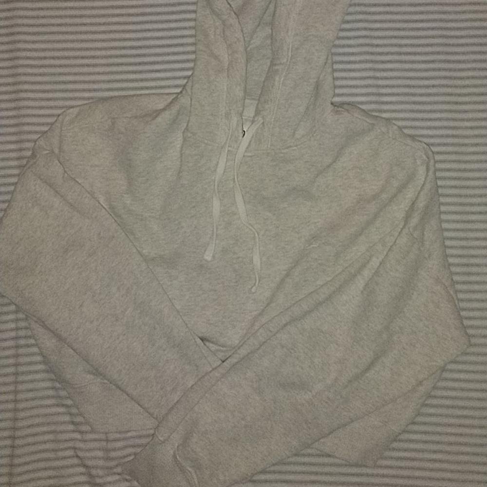 Hollister cropped boyfriend hoodie